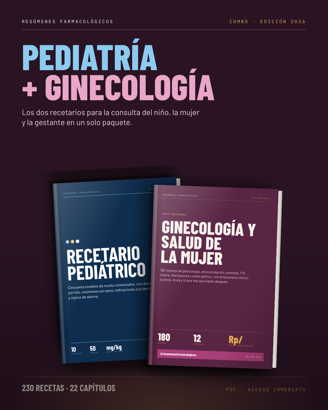 COMBO Pediatría + Ginecología